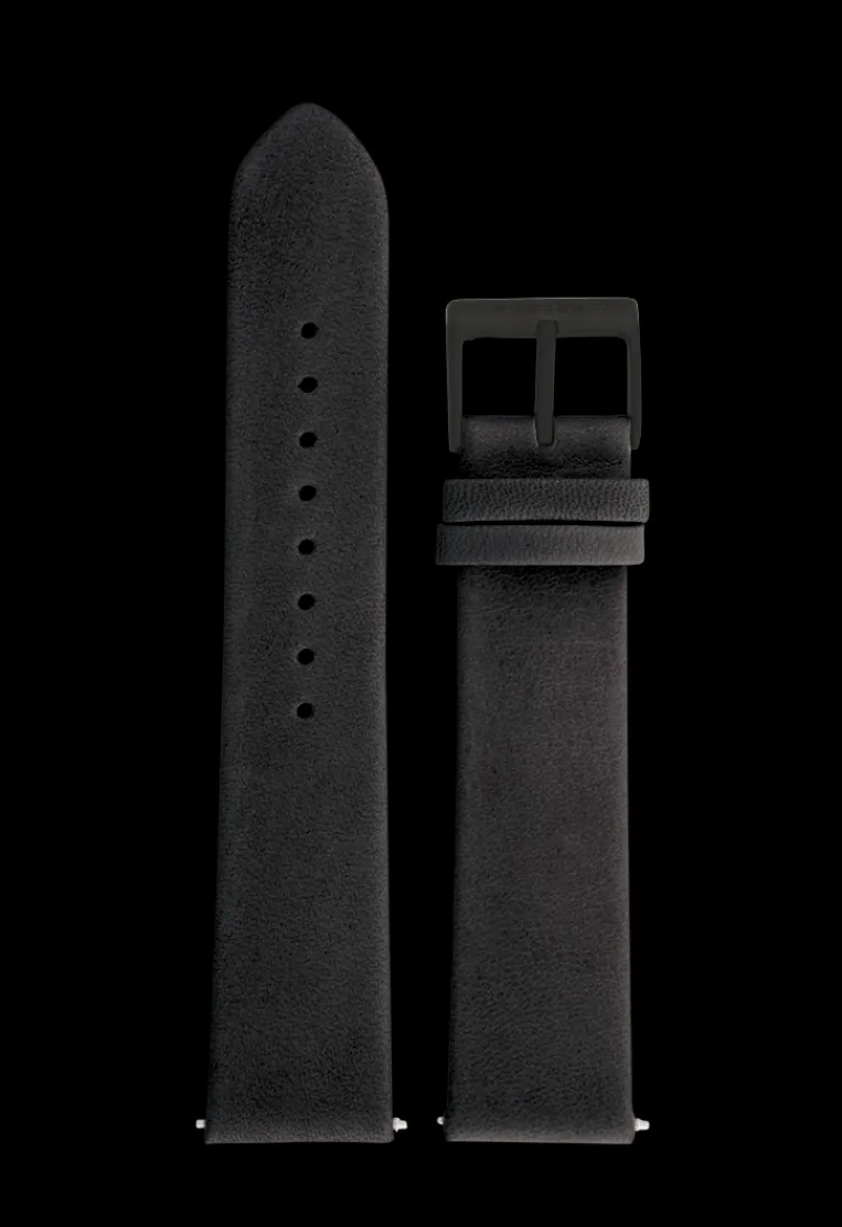 Store Rindslederband XS schwarz, 20mm Armbänder