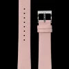 Clearance Straußenlederband rosa ohne Noppen Armbänder