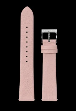 Clearance Straußenlederband rosa ohne Noppen Armbänder